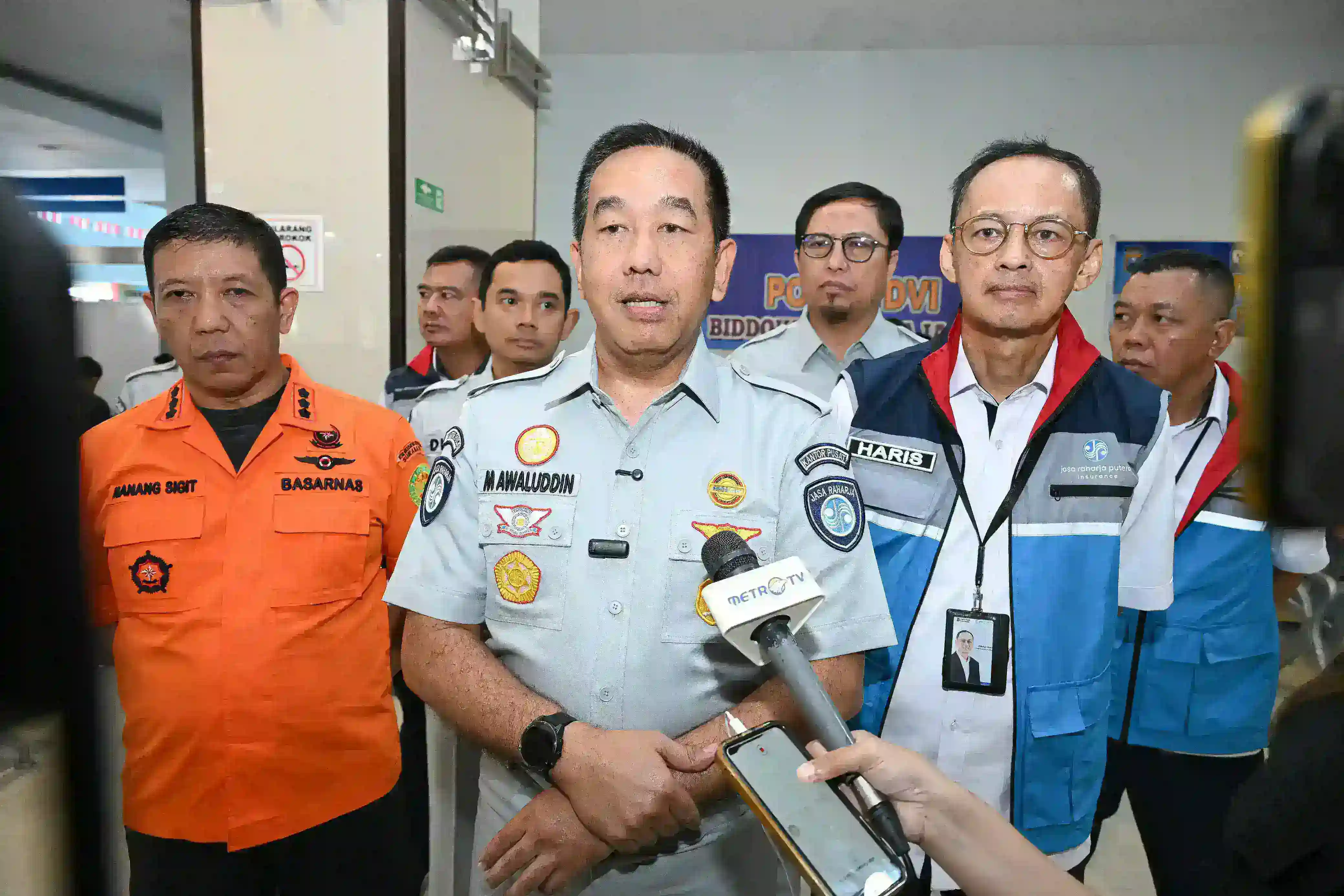 Dirut Jasa Raharja Tinjau Korban Kebakaran KM Mutiara Sentosa II