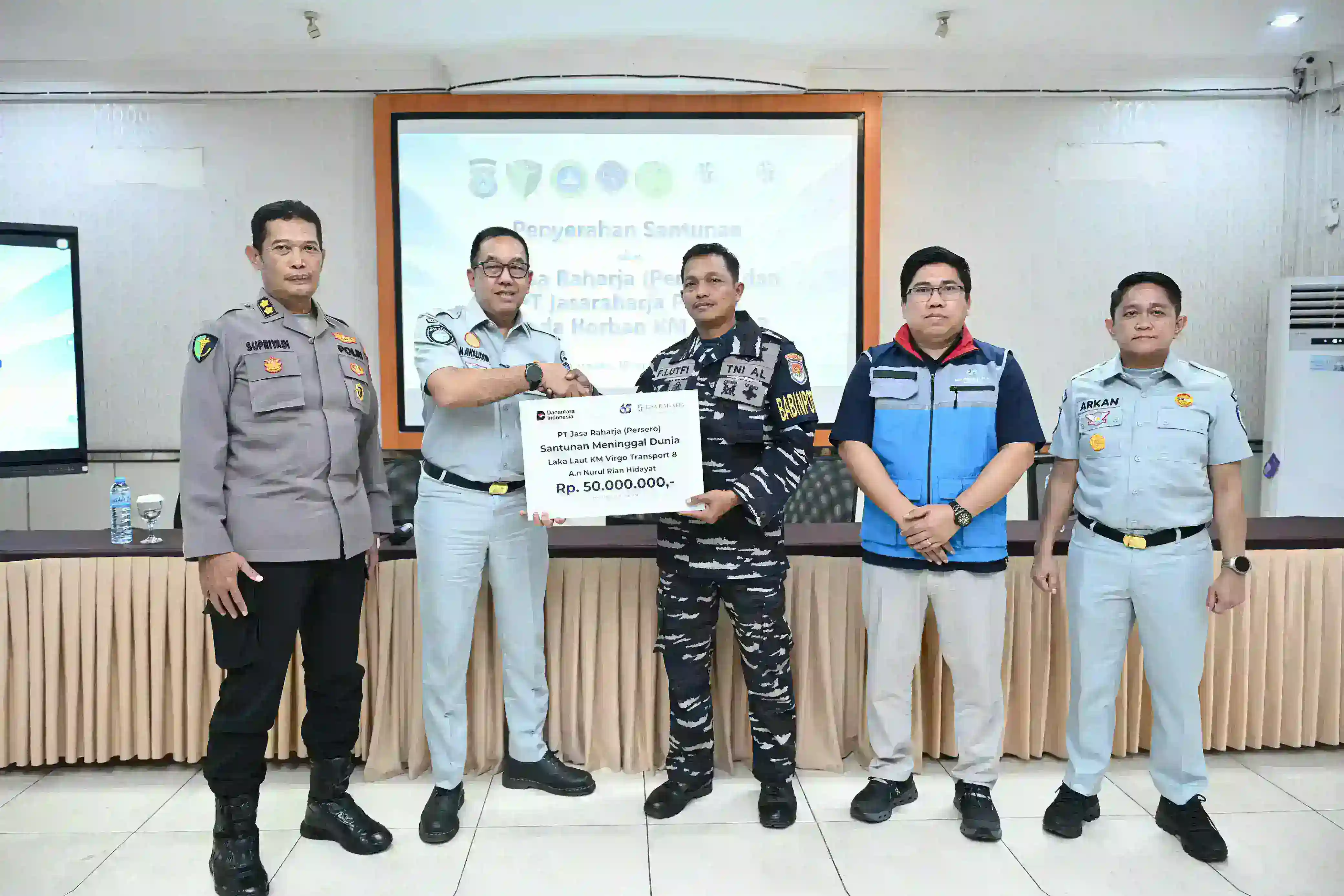 Korban KM Virgo Kembali Teridentifikasi, Jasa Raharja Langsung Serahkan Santunan