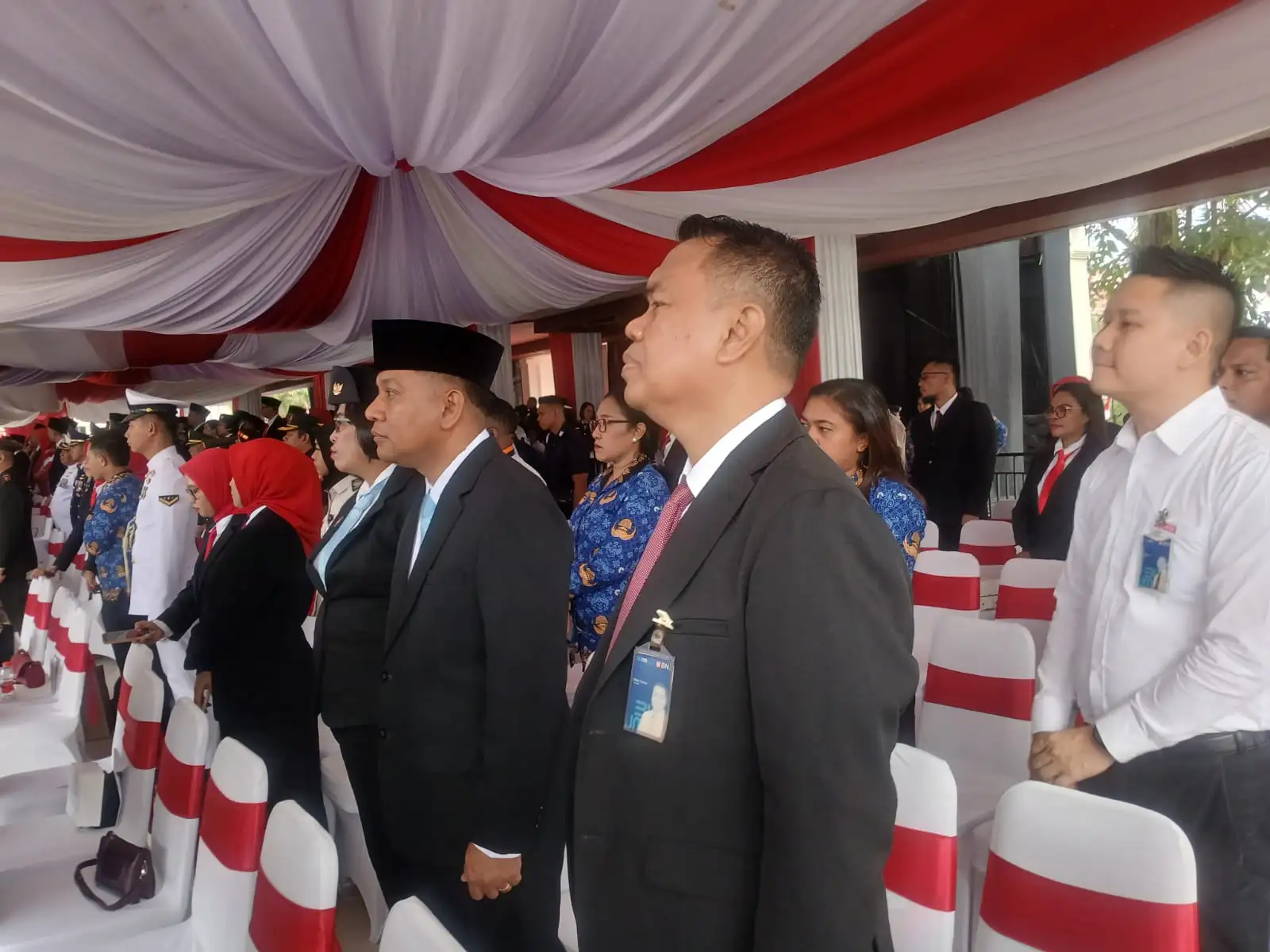 Upacara HUT Ke-81 RI di Lapangan Merdeka Ambon Berlangsung Khidmat